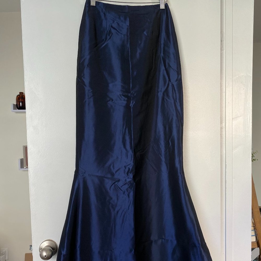 Full Length Satin Skirt